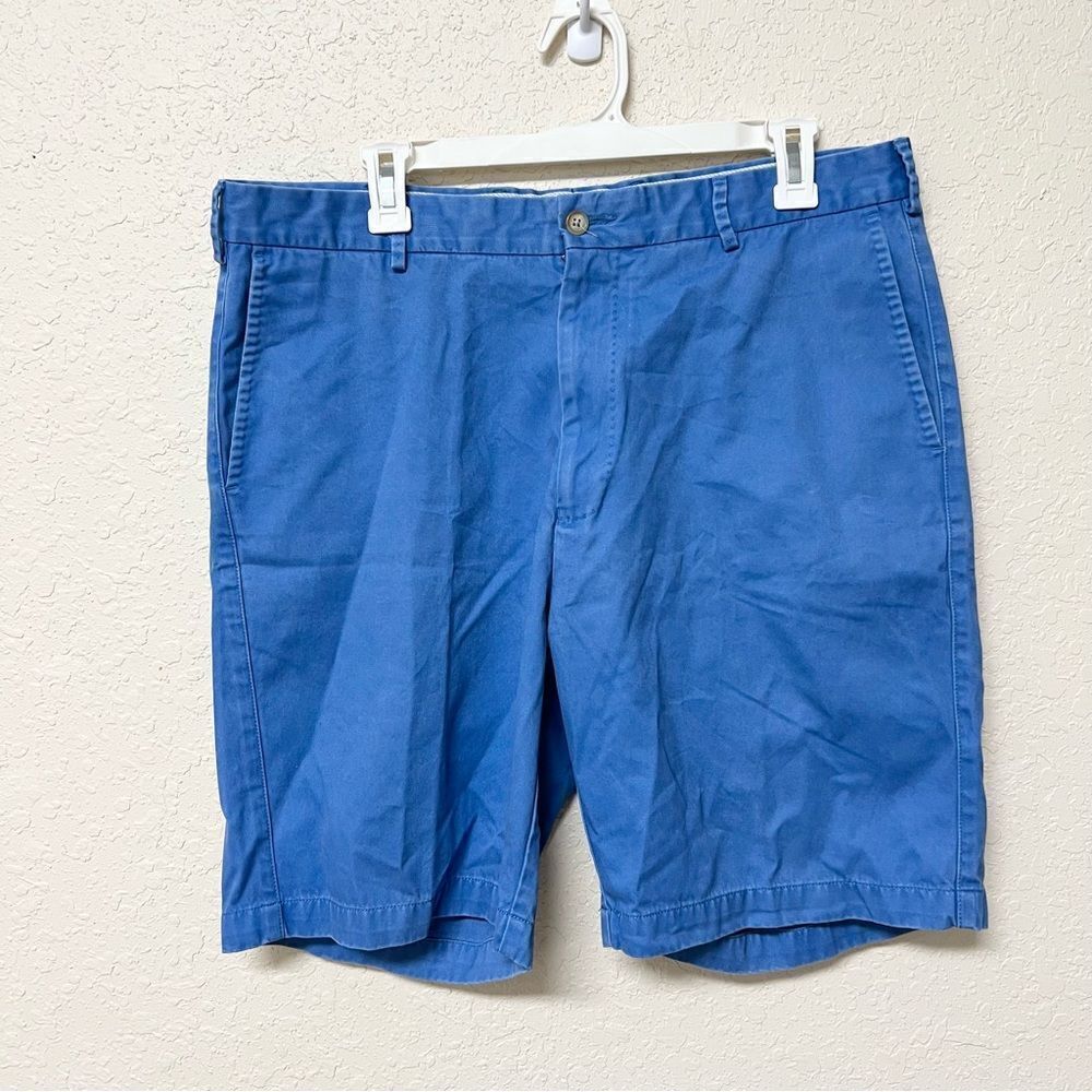 Peter Millar Pima Cotton Chino Shorts Mens Size 36 Casual Blue